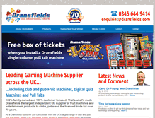 Tablet Screenshot of dransfields.com